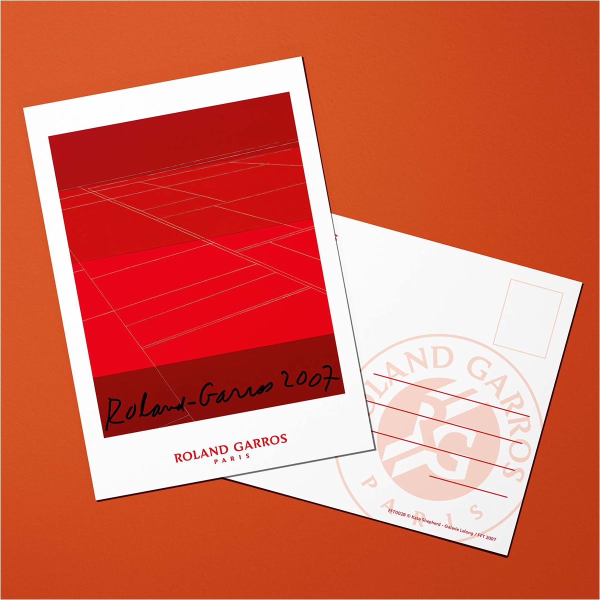 Oneart x Roland-Garros RG 2007 Postcard10.5x14.8 cm - Clay