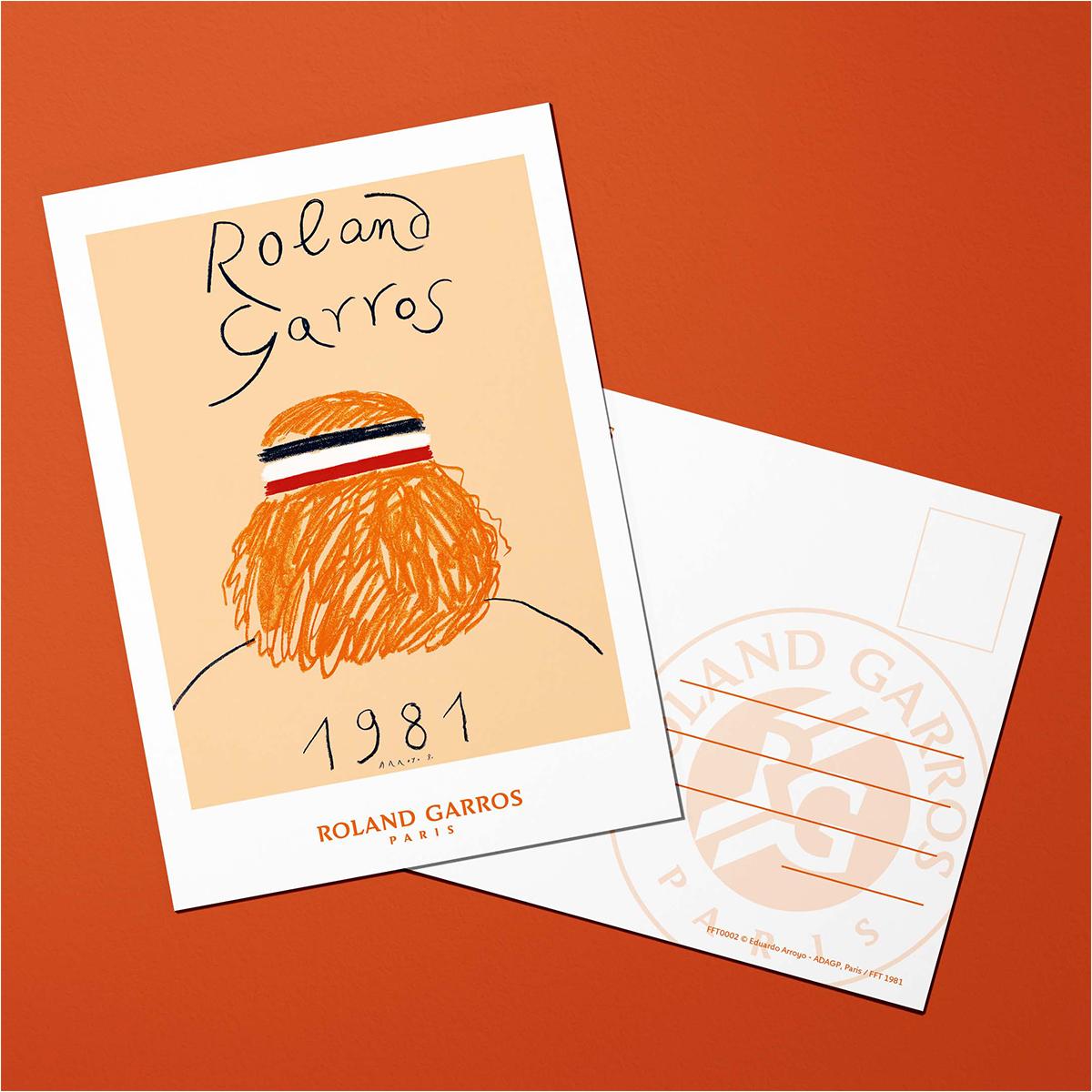 Oneart x Roland-Garros RG 1993 Poster50x70 cm in tub - Clay