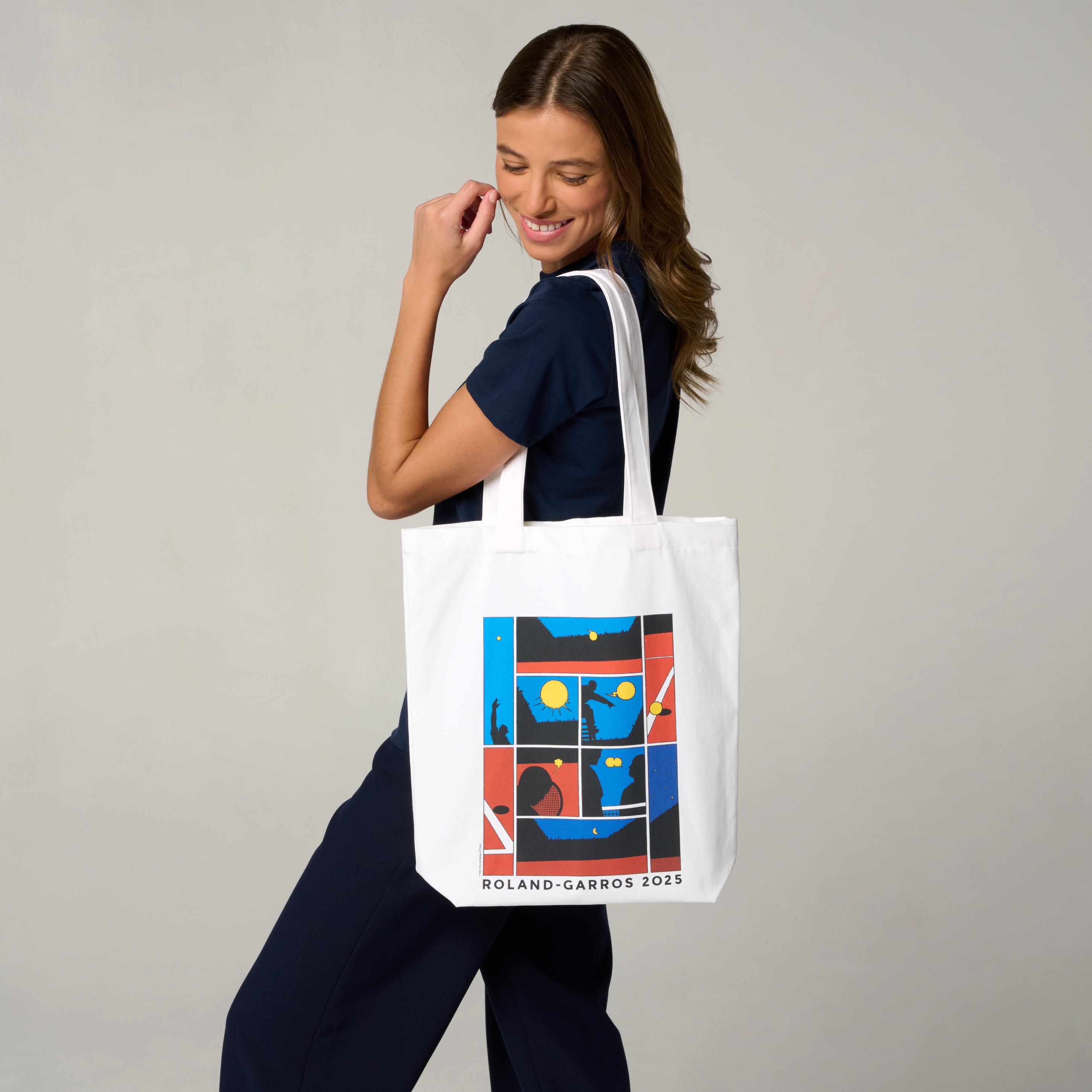 Roland-Garros 2025 Poster Totebag - Multicolor | Roland-Garros Store Roland-Garros 2025 Poster Totebag - Multicolor | Roland-Garros Store