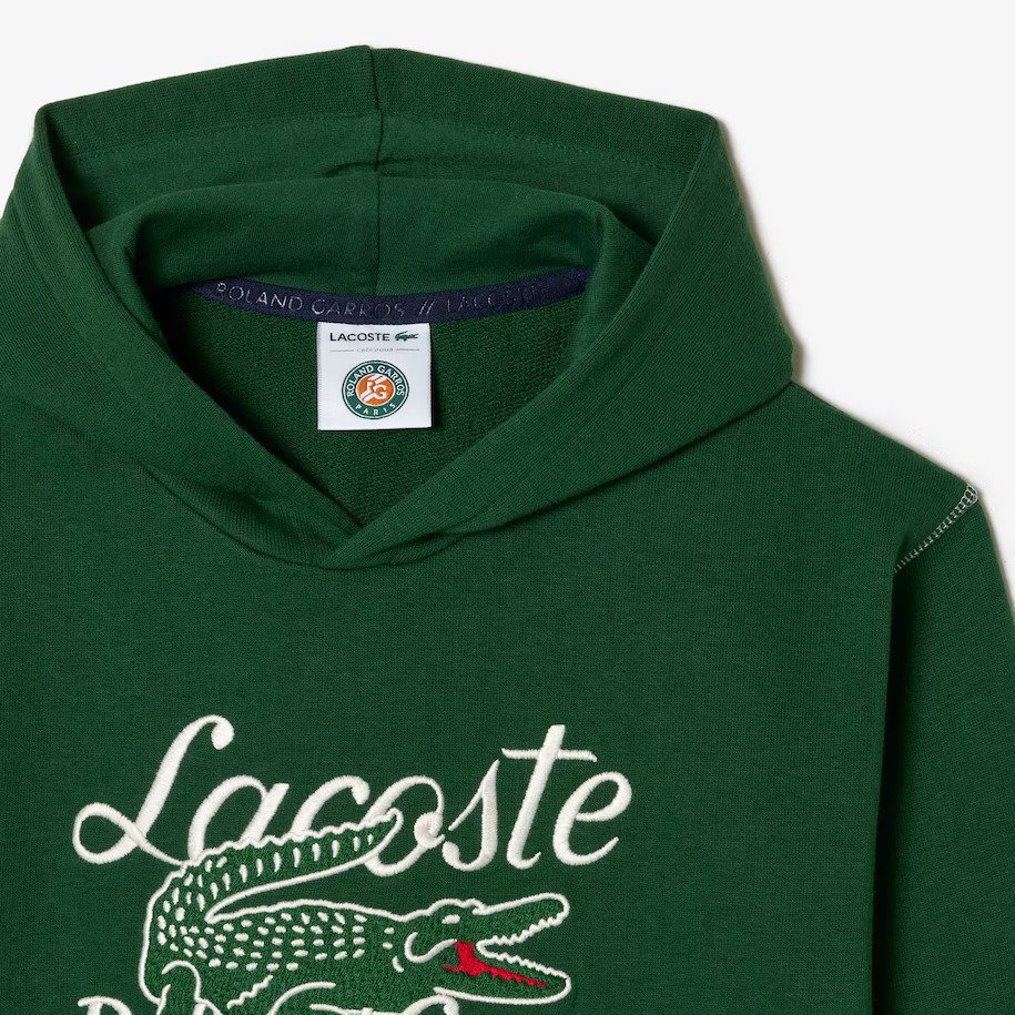abort Glat knude Lacoste Sport children's sweatshirt for Roland-Garros - Green |  Roland-Garros Store