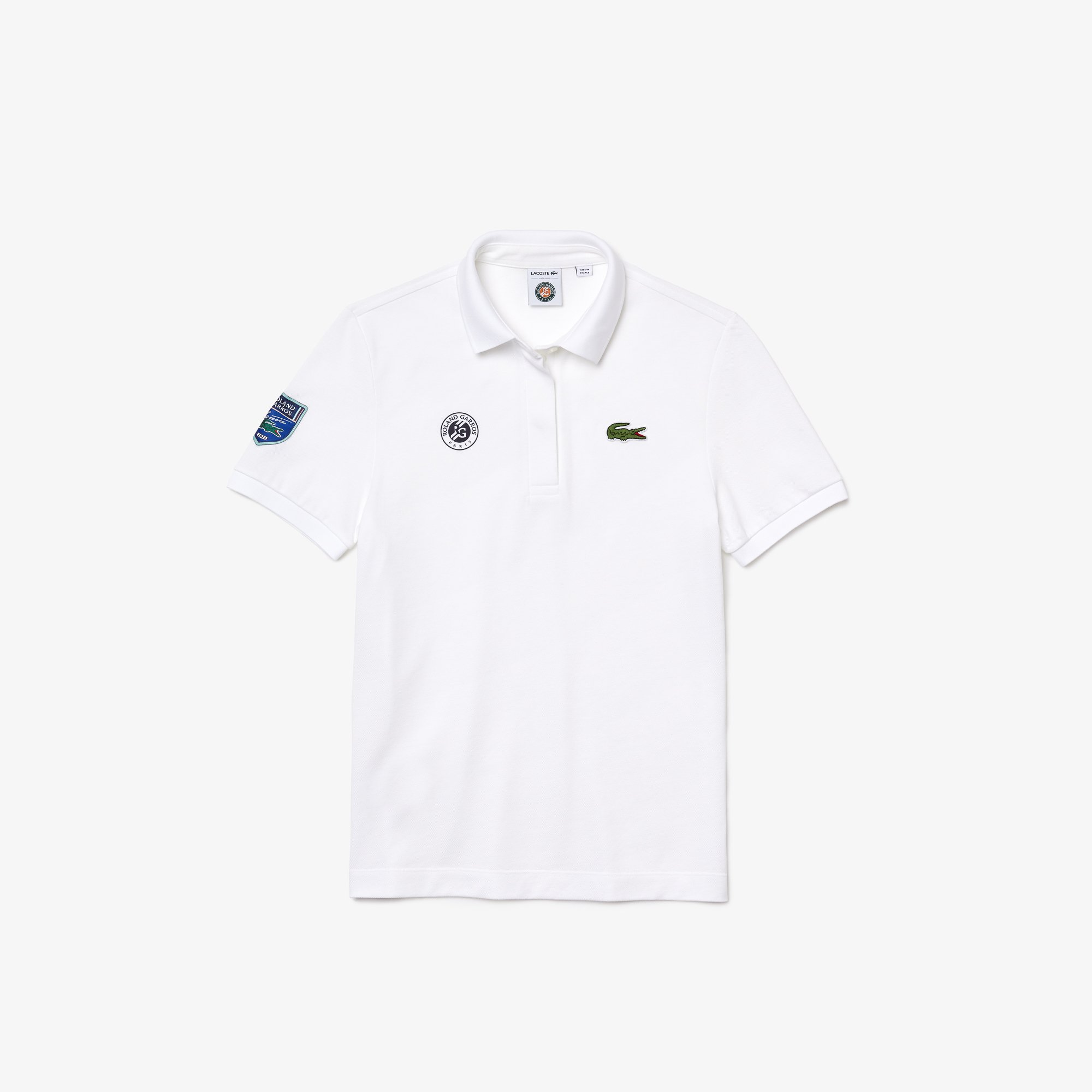 Lacoste for Roland-Garros woman polo shirt - White Roland-Garros Store