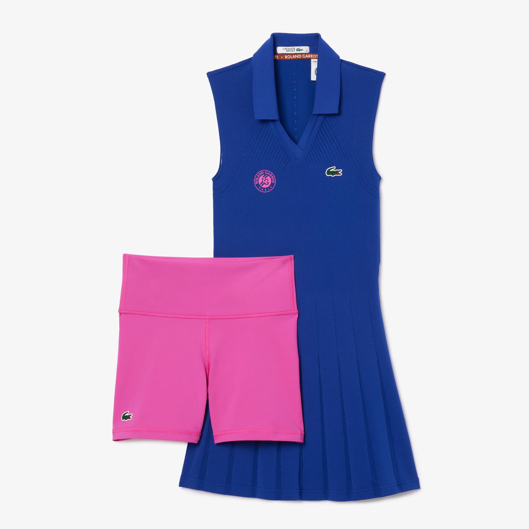 Lacoste Roland Garros ワンピース Lacoste x Roland-Garros Performance Woman Dress - Purple