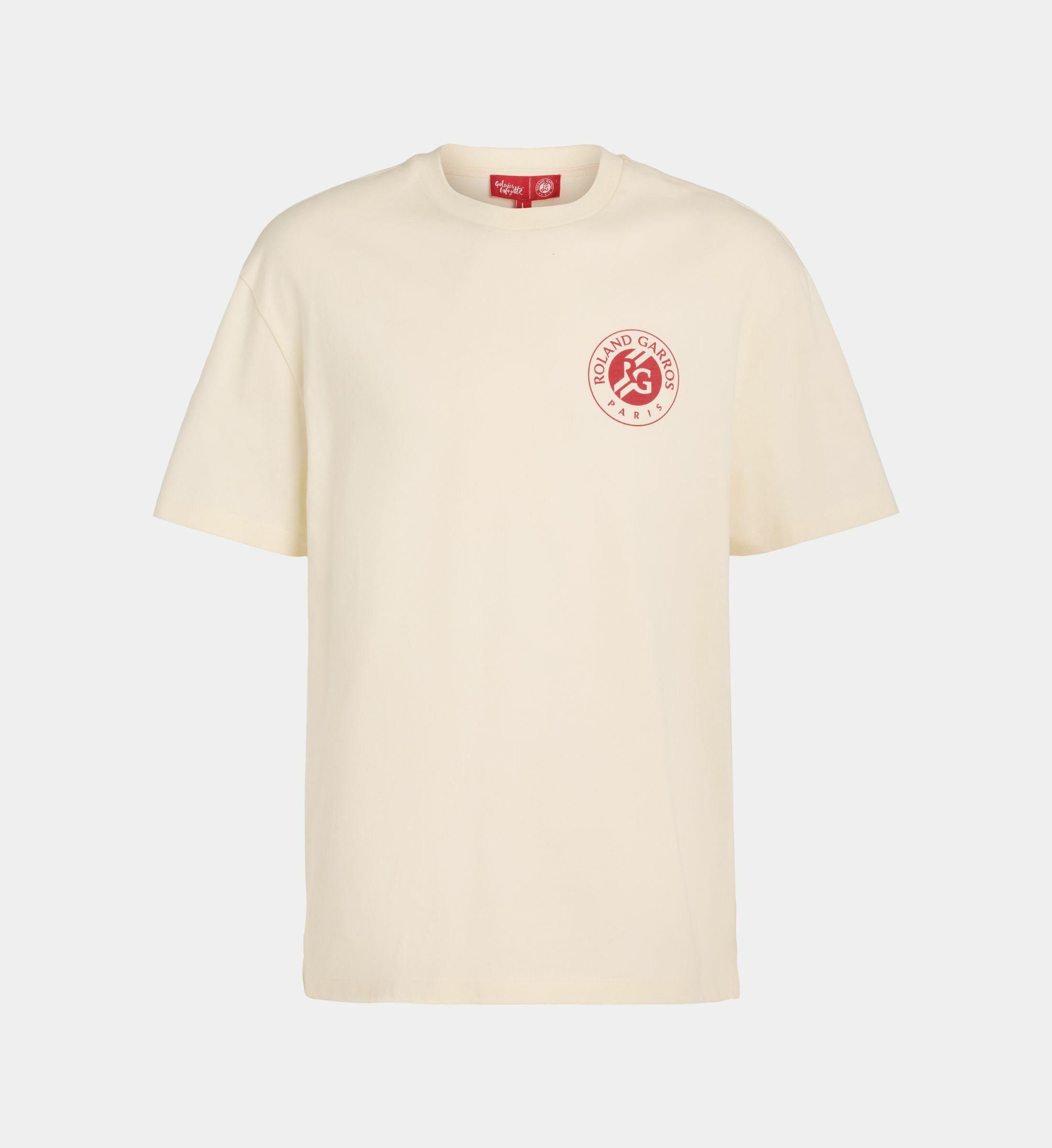 Roland-Garros man Racquets T-Shirt - White | Roland-Garros Store