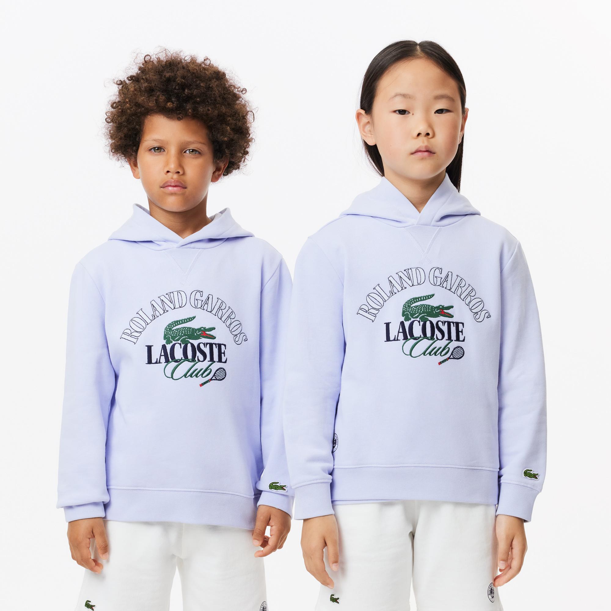 Roland-Garros Edition Child Embroidered Piqué Sweatshirt | Roland