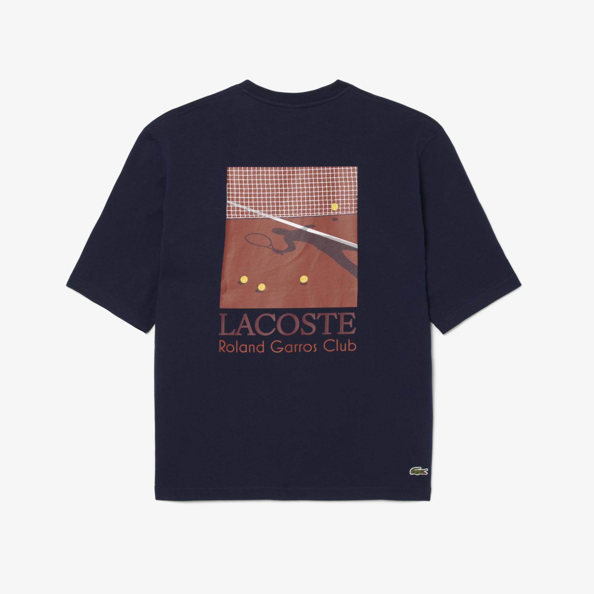 Lacoste x Roland-Garros Club men T-Shirt - Navy blue | Roland