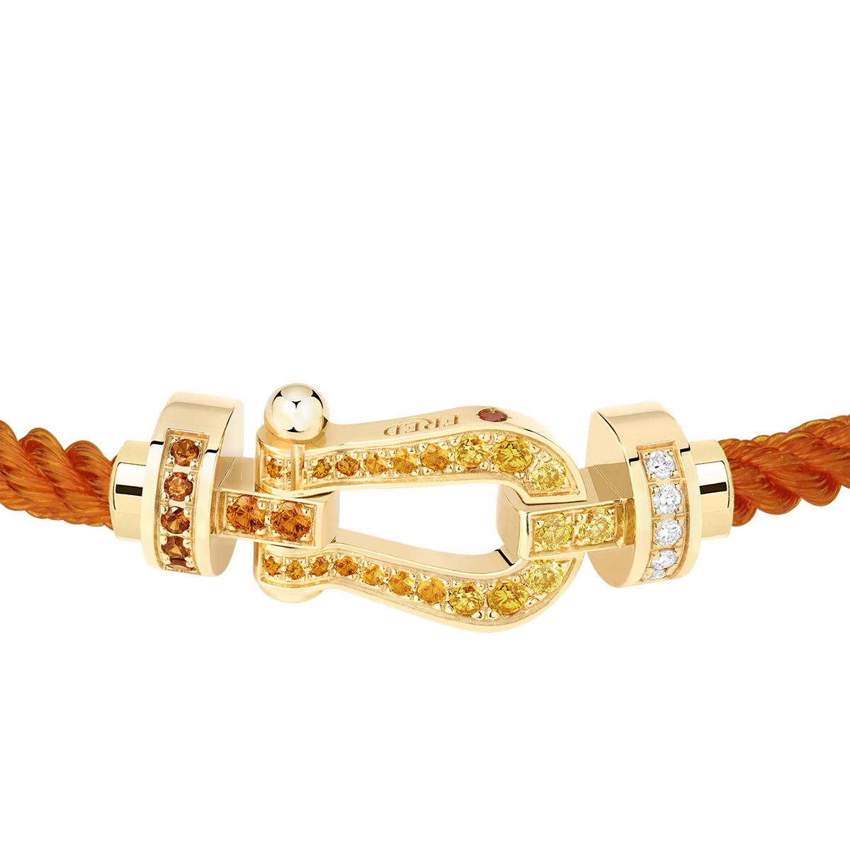 FRED Force 10 buckle for Roland-Garros - Medium Model 18K yellow