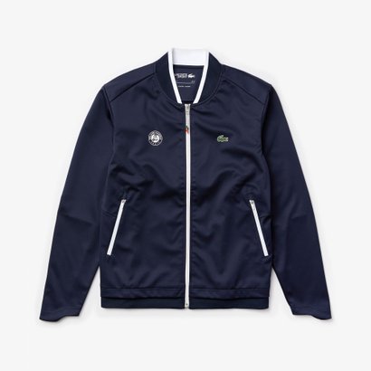 Roland Garros Climalite Tennis Polo Jacket Gray Green Track Jacket M Medium NWT