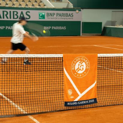 ★新品未使用★ROLAND-GARROS 2025 公式プレイヤーズタオル 2025 Roland-Garros Official Unisex Player Towel - Navy