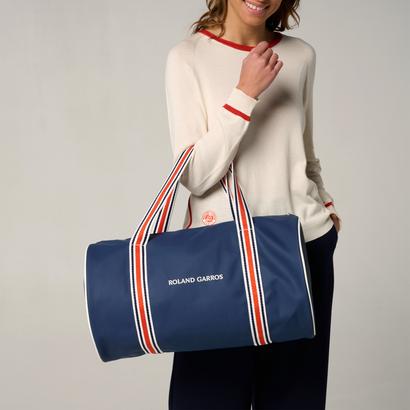 【LACOSTE】Roland Garros Top Zipper Tote Bag_NF4943R (NAVY) Lacoste x Roland-Garros Shopping bag - Navy blue | Roland