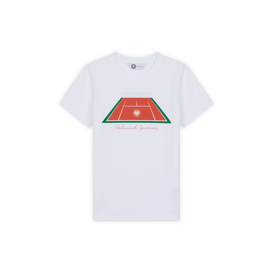Roland-Garros line court men's t-shirt - White
