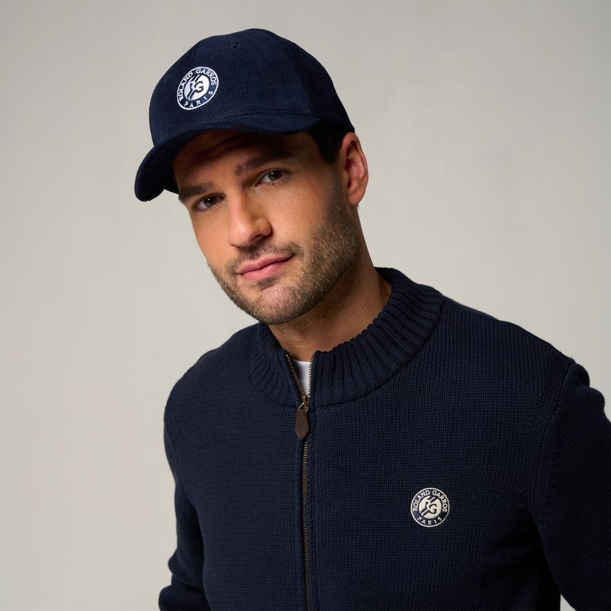 Roland-Garros Velvet Cap - Navy blue | Roland-Garros Store