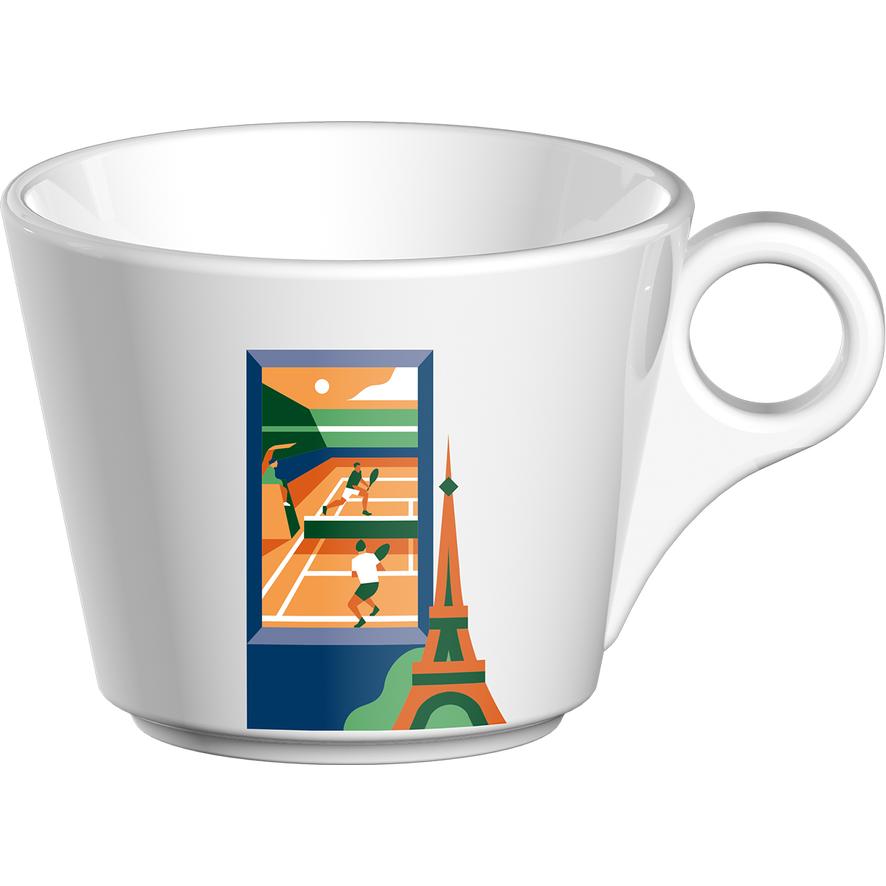 Capuccino set Panama Lavazza x Roland-Garros - Blanc | Roland