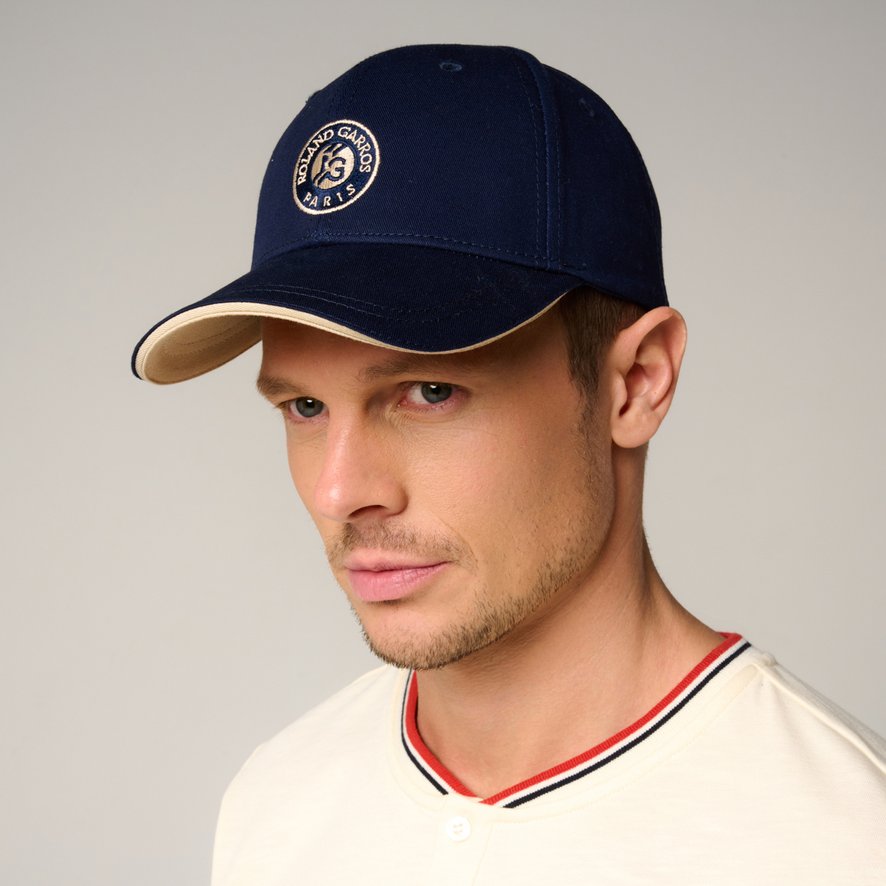 Roland-Garros Unisex Monochrome Logo Cap - Navy | Roland-Garros Store
