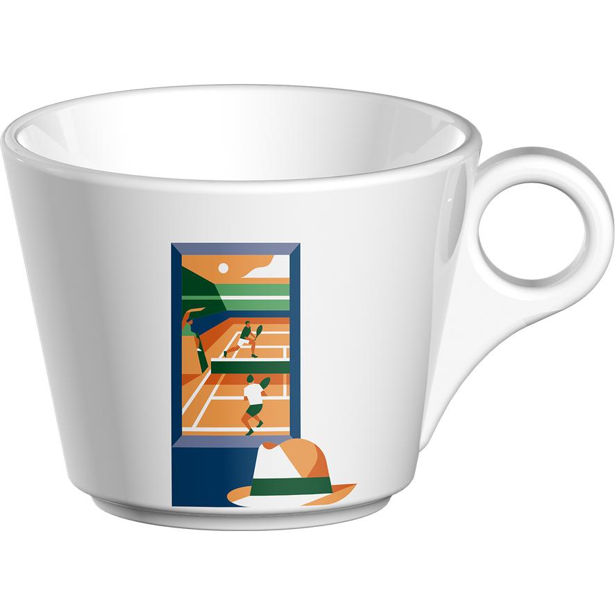 Capuccino set Panama Lavazza x Roland-Garros - Blanc | Roland