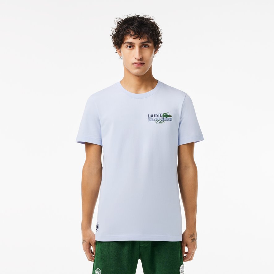 Lacoste x Roland-Garros Unisex's Stripes T-shirt - Green