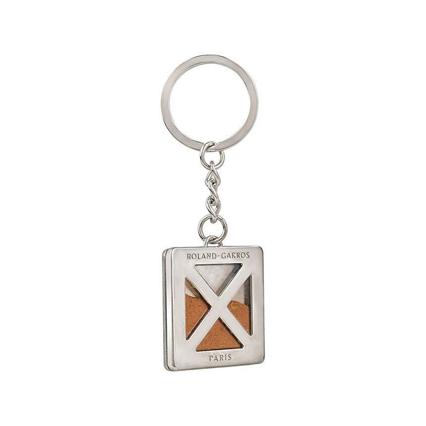 Roland-Garros Saint Andrew's Cross Keychain - Clay Court | Roland