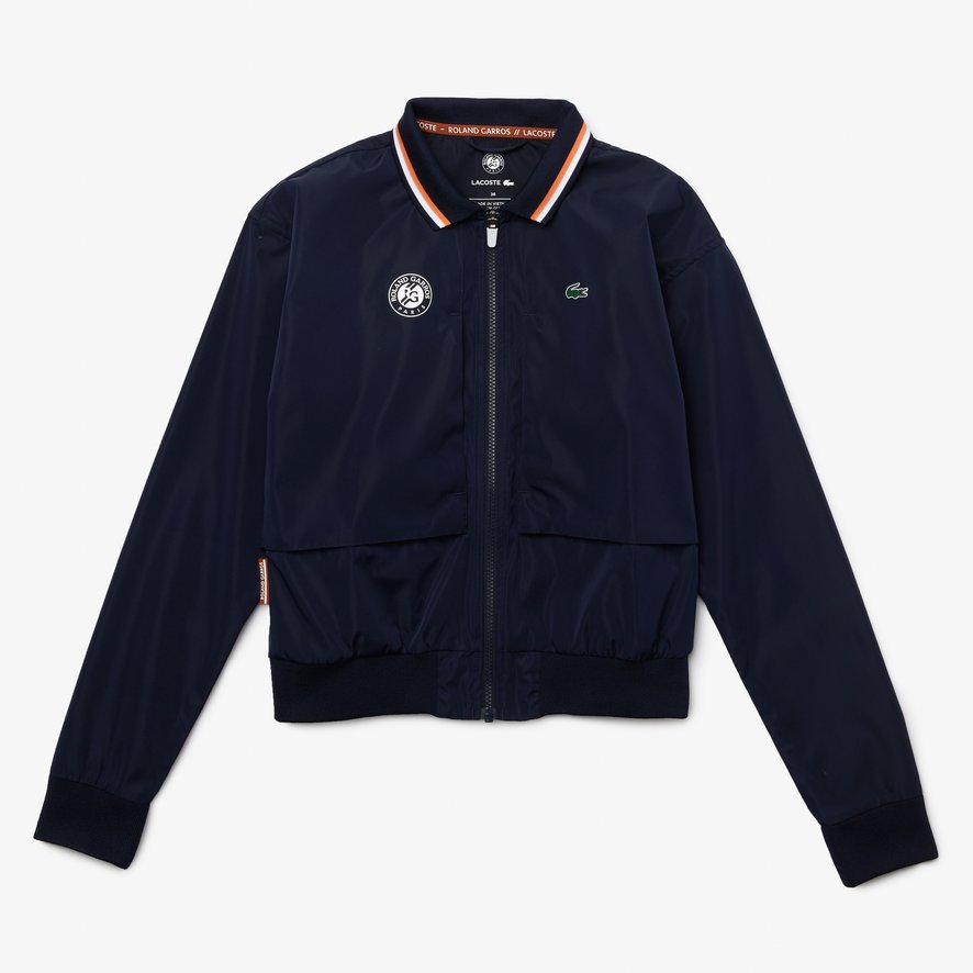 Lacoste for woman zipped jacket Navy Roland-Garros