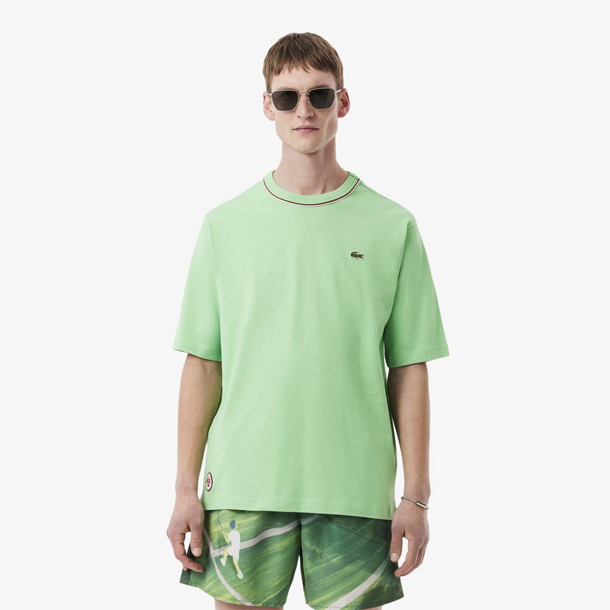 Lacoste x Roland-Garros Club Man T-Shirt - Green | Roland-Garros Store