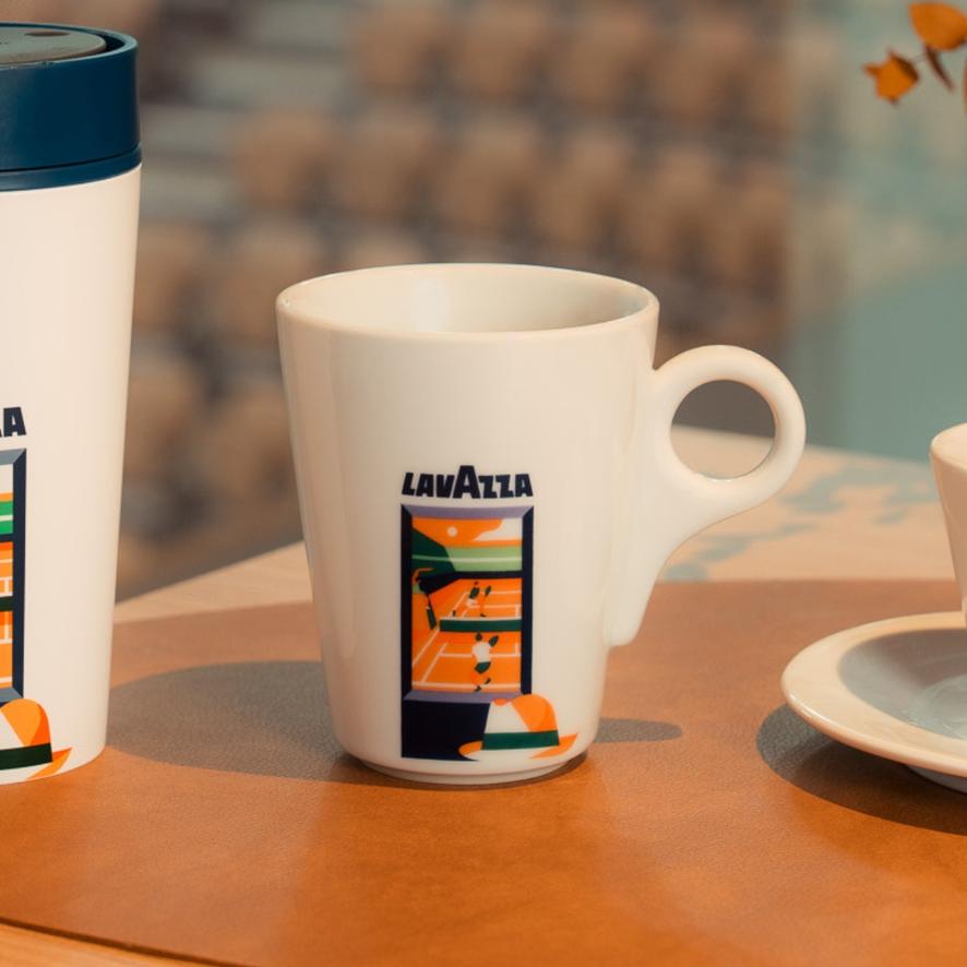 Mug Panama Lavazza x Roland-Garros - Blanc | Roland-Garros Store
