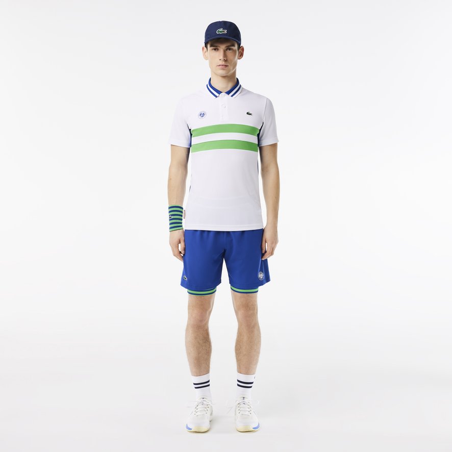 Lacoste x Roland-Garros Men's Performance Polo - White