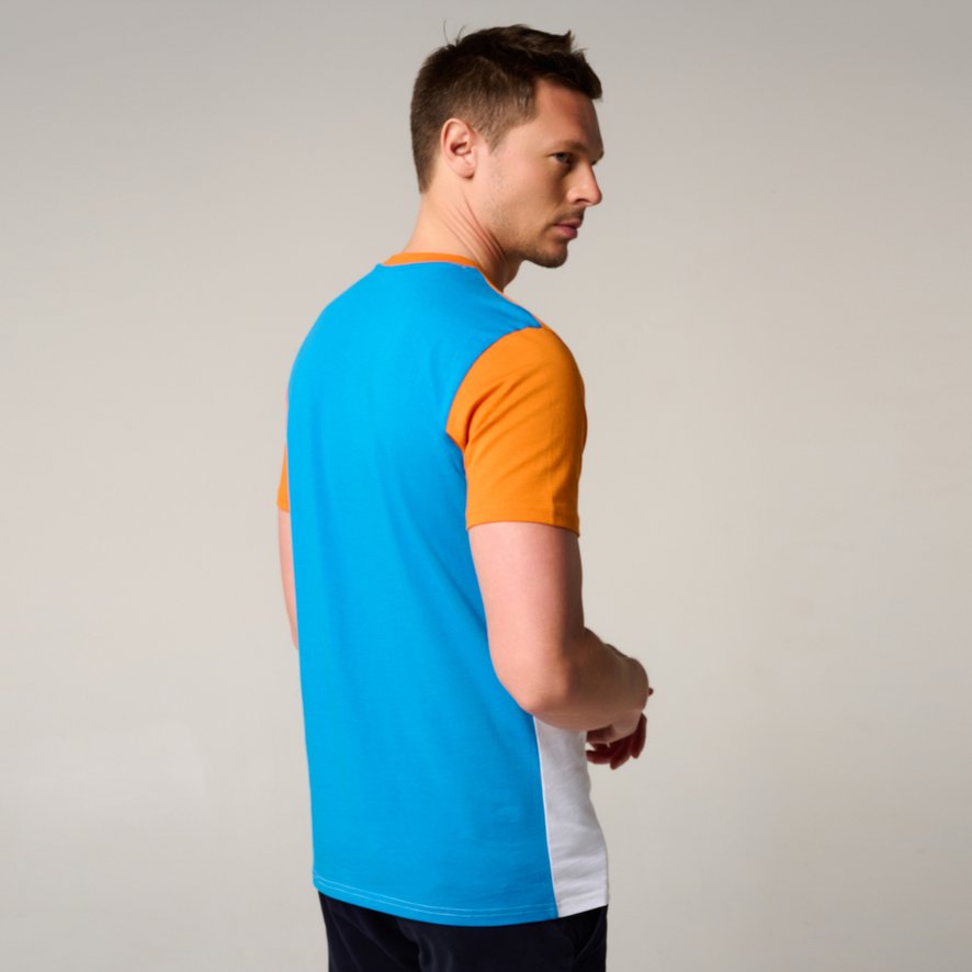 Roland-Garros man Pop Energy T-Shirt - White and Clay Court