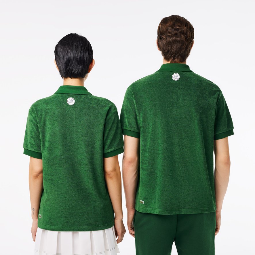 Lacoste x Roland-Garros Edition Unisex Terry Polo Shirt - Green