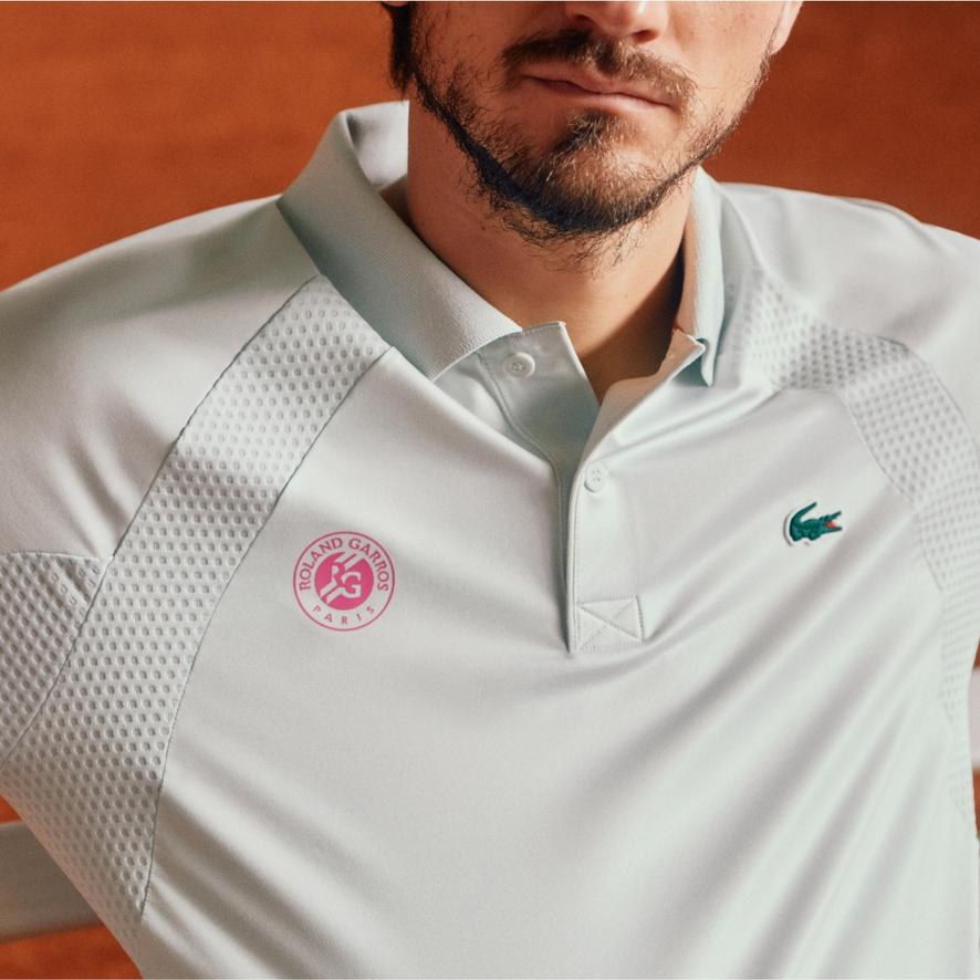 LACOSTE - lacoste roland garros ニット Roland-Garros Edition V-Neck Sweater - Men's Knitwear - New