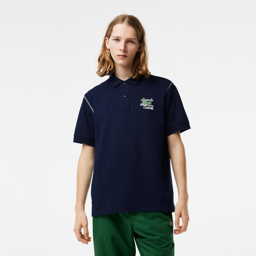 Lacoste x Roland-Garros man referee polo - Red