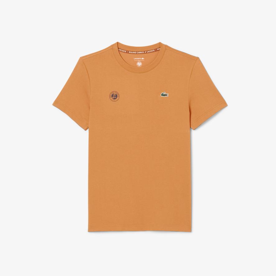 【新品】Roland garros official wear (L) Lacoste x Roland-Garros Striped unisex Shirt – Blossom | Roland