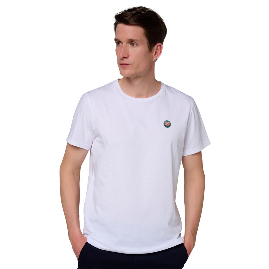 Roland Garros 2023 Men's Official Poster T-Shirt - White | Roland-Garros  Store