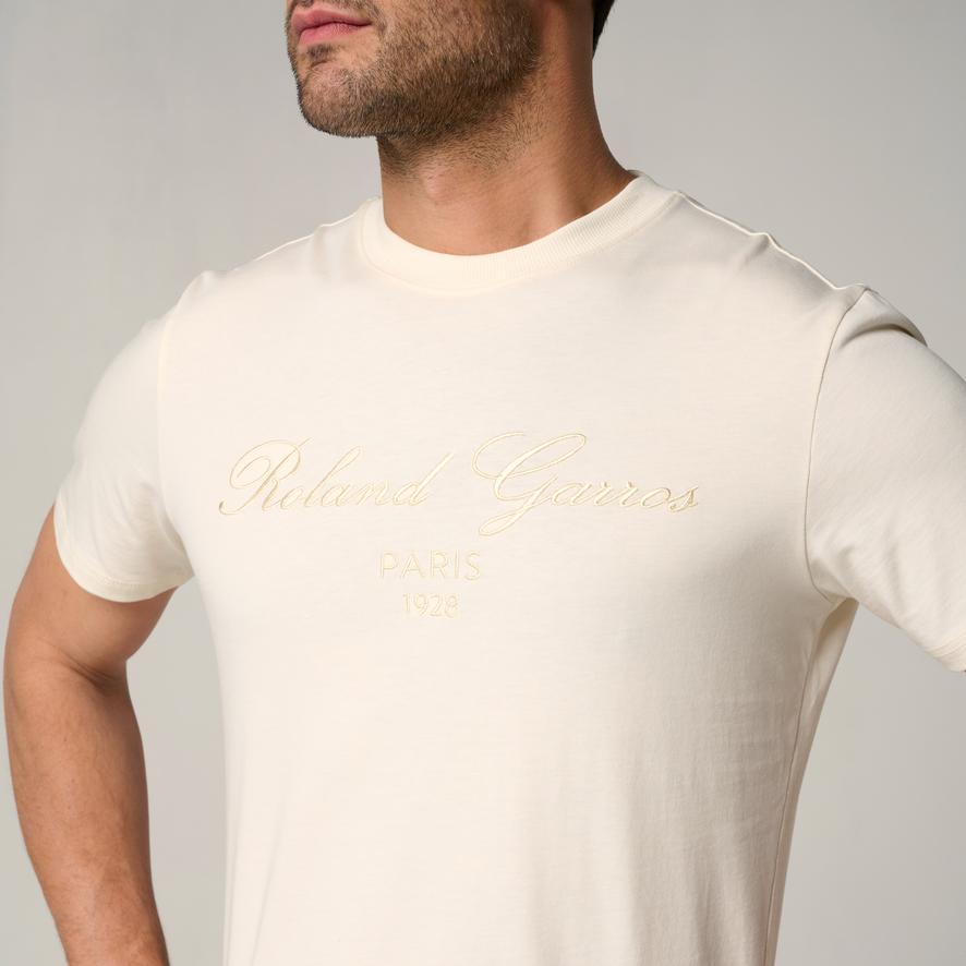 Roland-Garros man Sporty Chic Shirt - Ecru | Roland-Garros Store