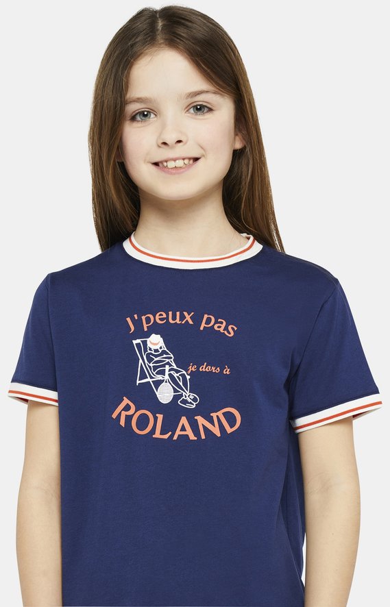 Roland Garros x Arthur Child s Pyjama Marine and clay
