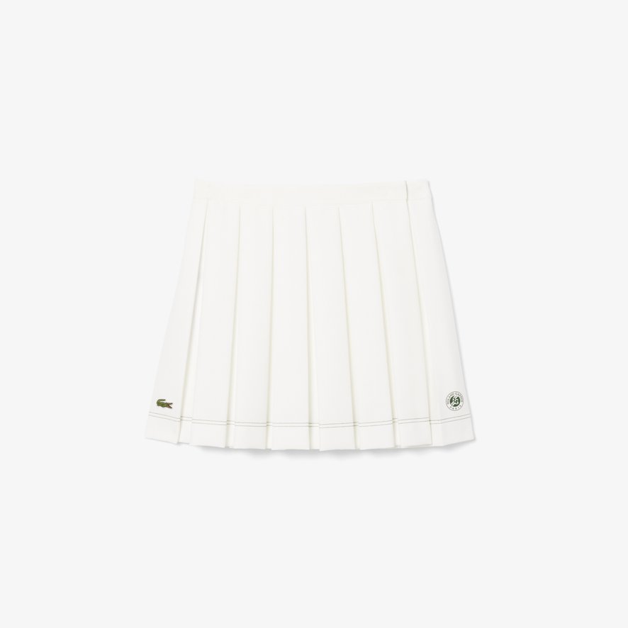Lacoste x Roland-Garros Club Woman Skirt - Yellow | Roland-Garros