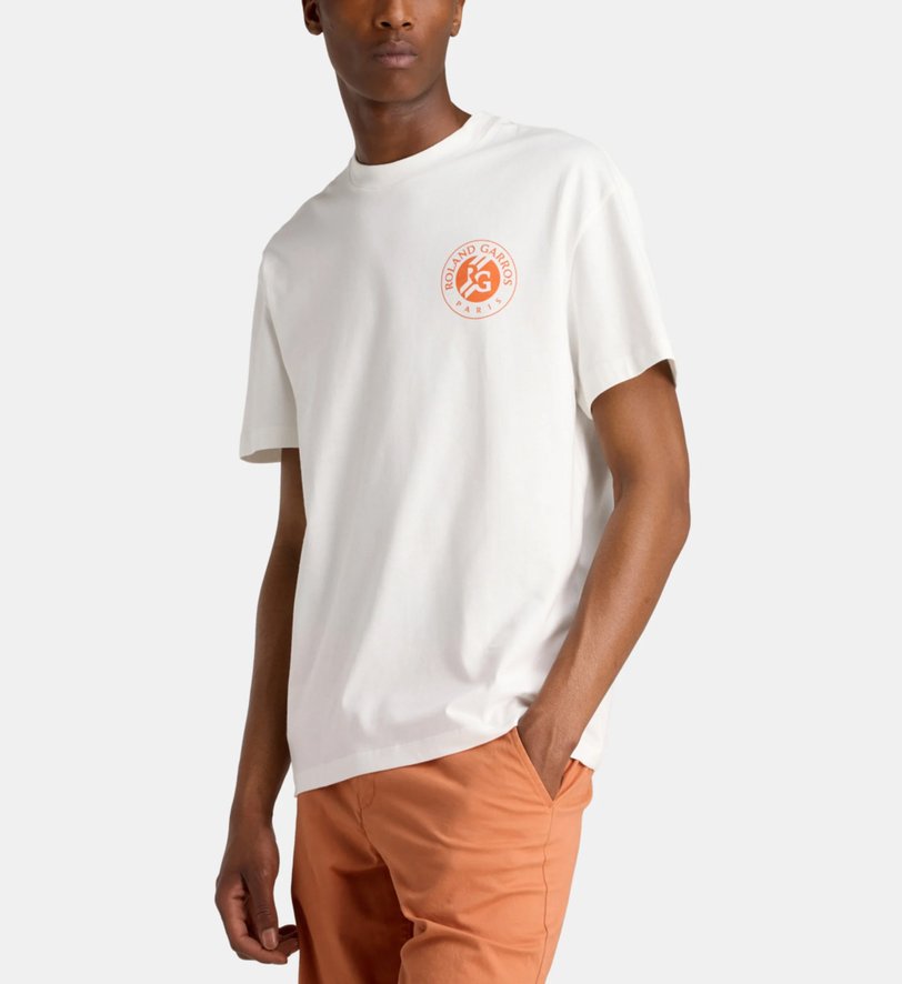 Galeries Lafayette x Roland-Garros Men's Sun T-Shirt - White