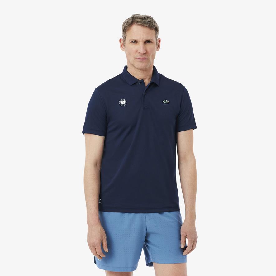 Lacoste x Roland-Garros Medvedev men Polo shirt - Navy blue