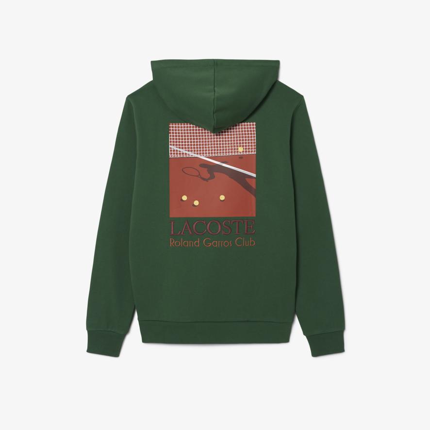 Lacoste x Roland-Garros Club Unisex Sweatshirt - Green | Roland