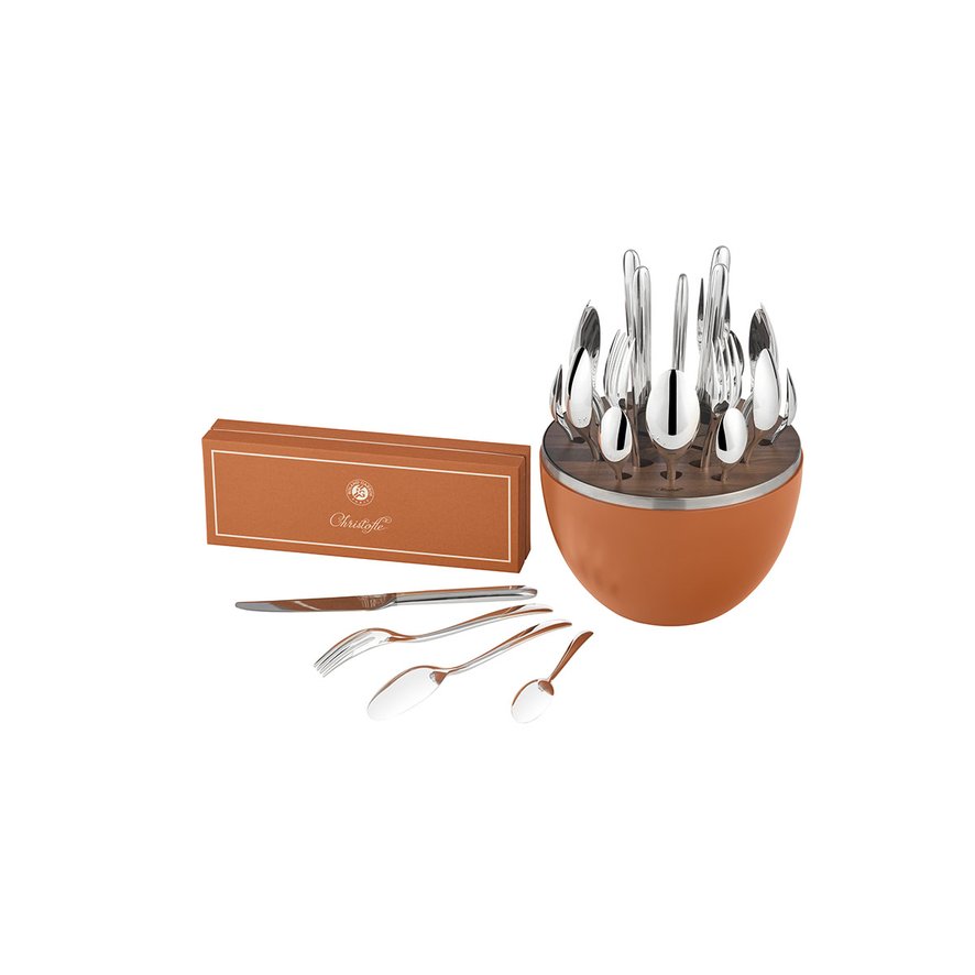 Mood Regular 6 People (24 pieces) Christofle x Roland-Garros