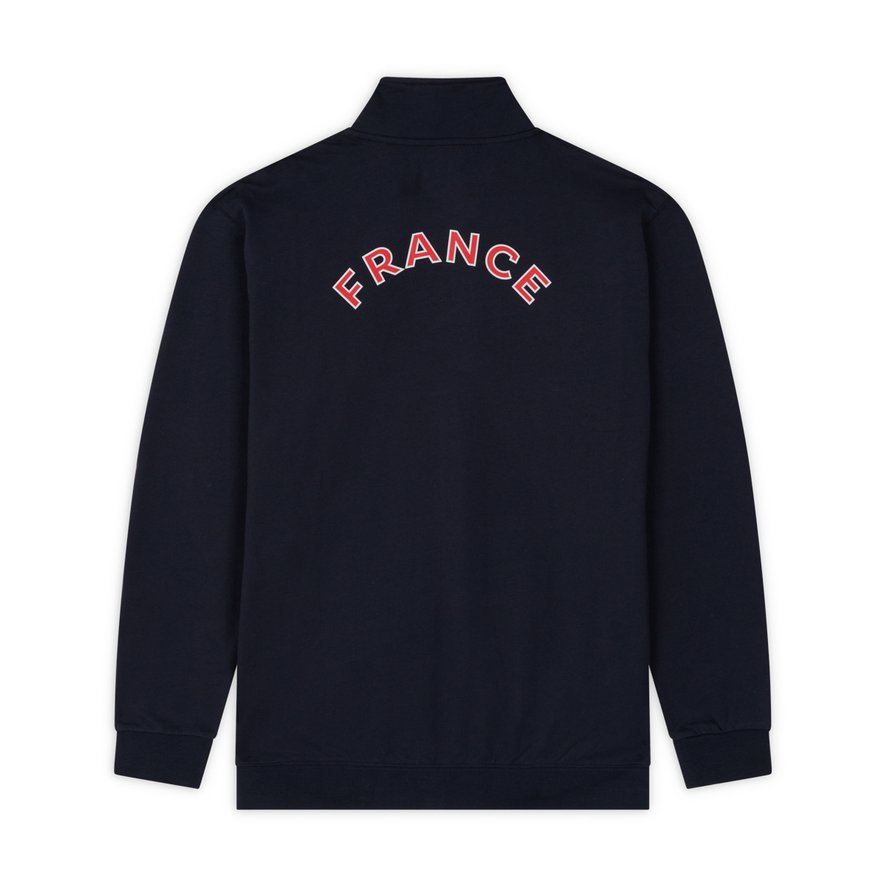 Unisex FFT zipped sweat - Navy | Roland-Garros Store