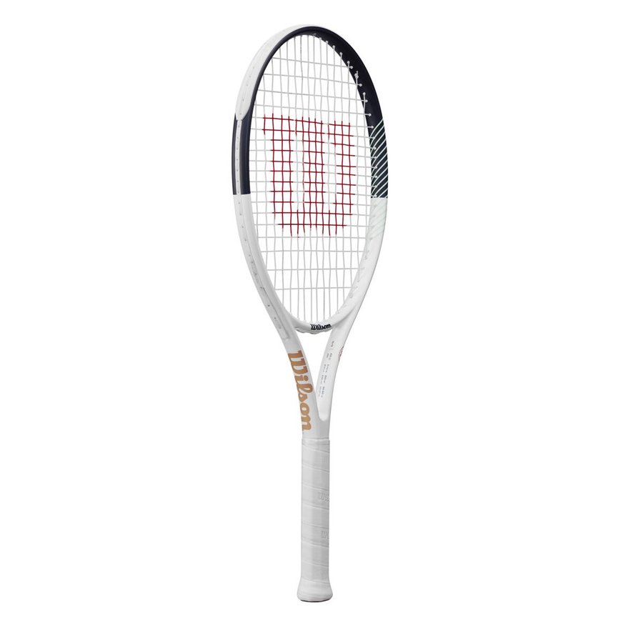 Wilson x Roland-Garros Elite Compet Junior Racquet - White and