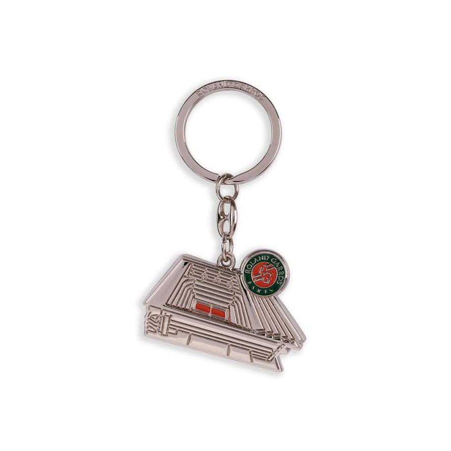 Roland-Garros Chatrier court Key ring - Gray | Roland-Garros Store
