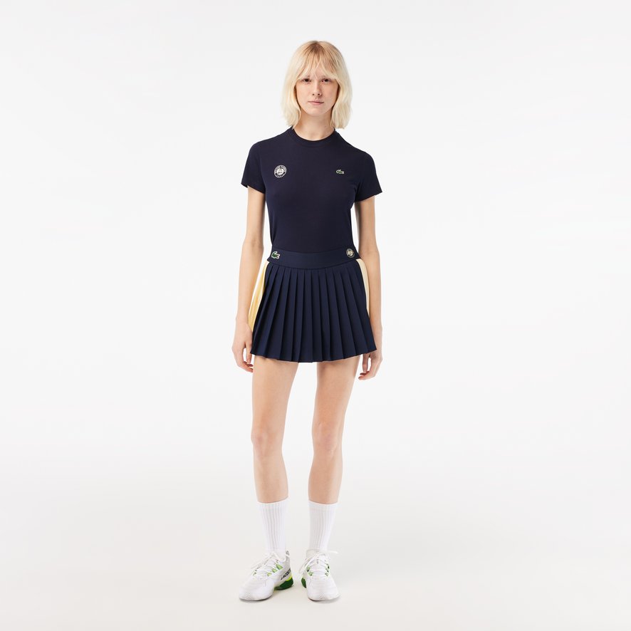 Lacoste Women's Ball Girls Short for Roland Garros - Beige | Roland-Garros Store