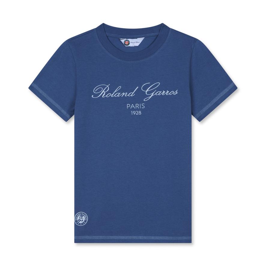 Roland-Garros boy Sporty Chic T-shirt - Navy | Roland-Garros