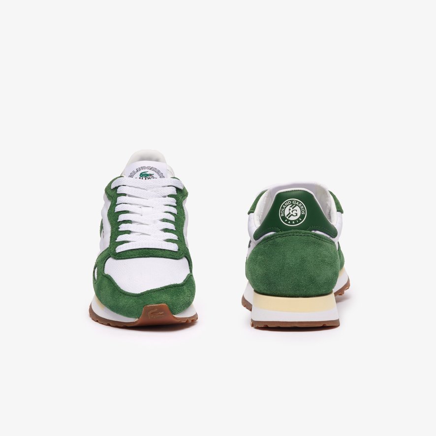 Lacoste x Roland Garros Partner 70s Women Baskets - White and