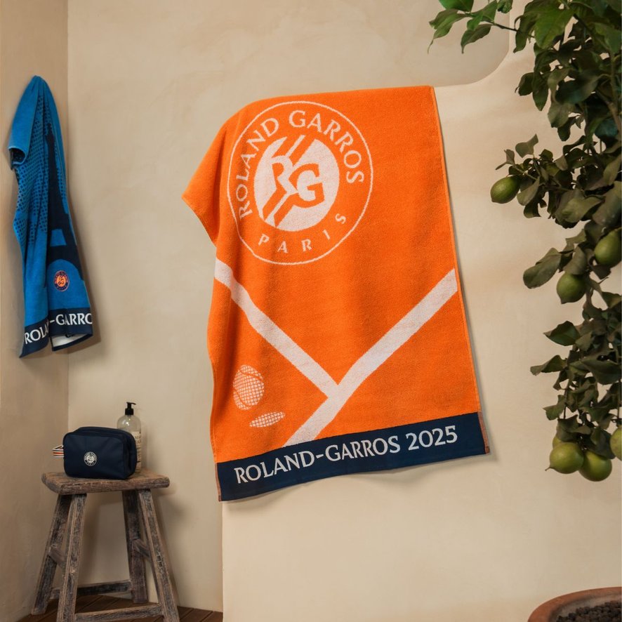 2025 Roland-Garros Player Beach Towel - Clay | Roland-Garros Store