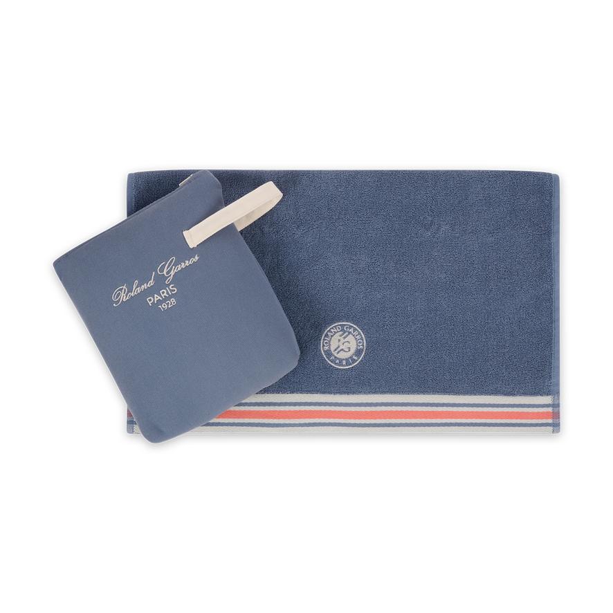 Carré Blanc x Roland-Garros Sporty Chic Players' towel - Blue