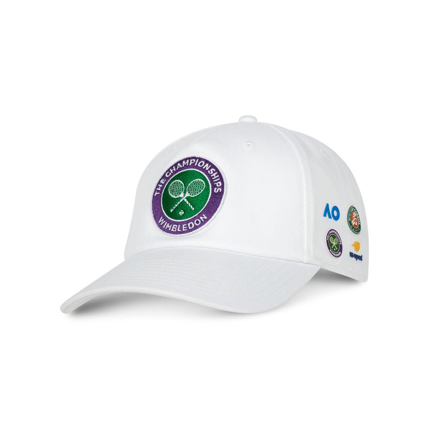 Roland-Garros Wimbledon Grand Slam Cap - White | Roland