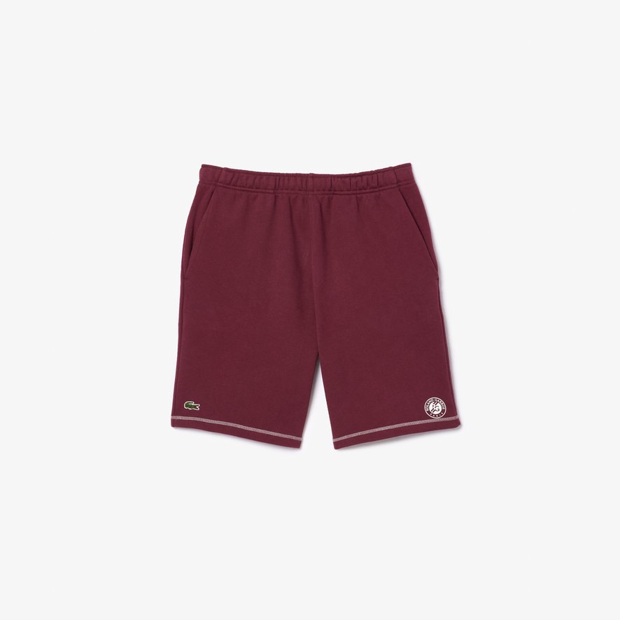 Short homme Lacoste Sport Edition Roland Garros en molleton Roland Garros Boutique