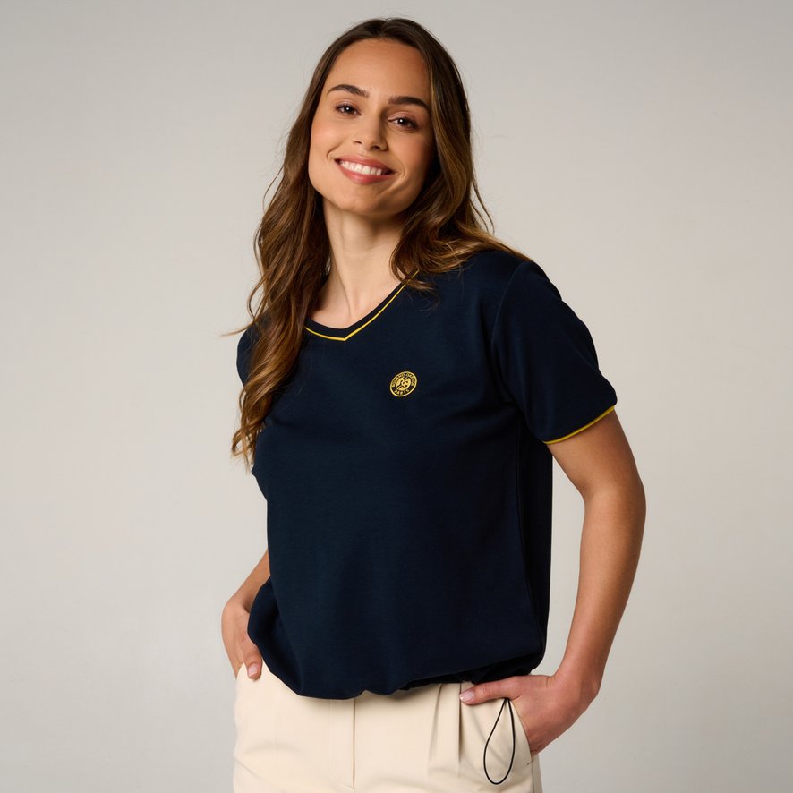 Roland-Garros woman Heritage T-Shirt - Navy | Roland-Garros