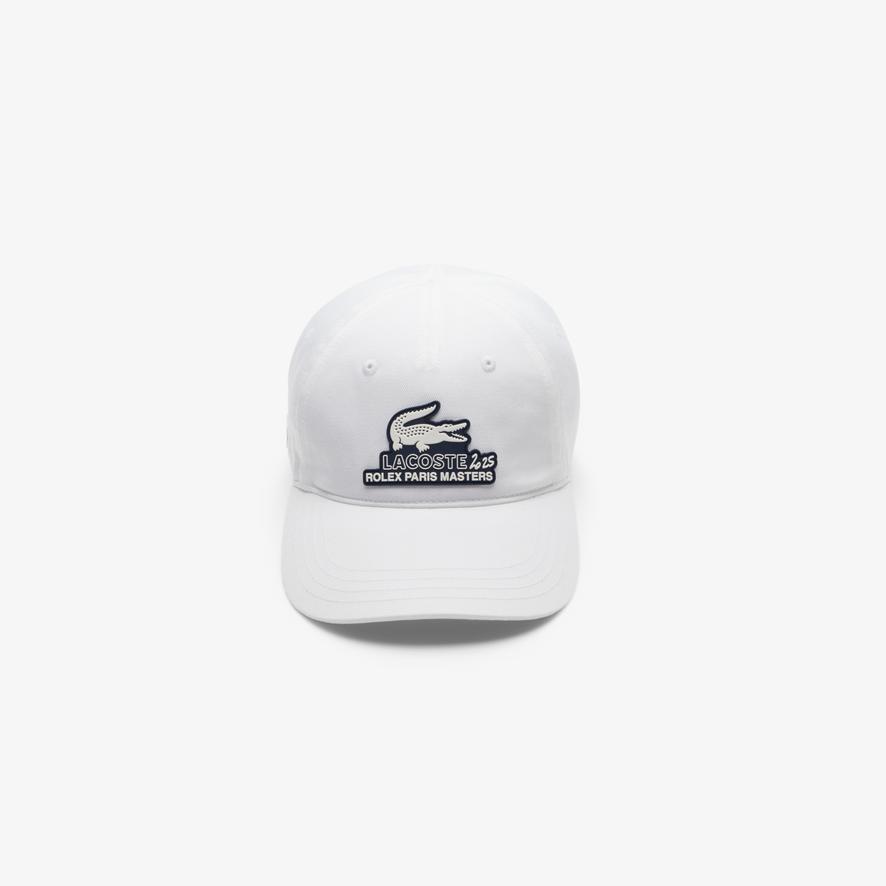 Lacoste x Rolex Paris Masters Lifestyle Cap - White | Roland