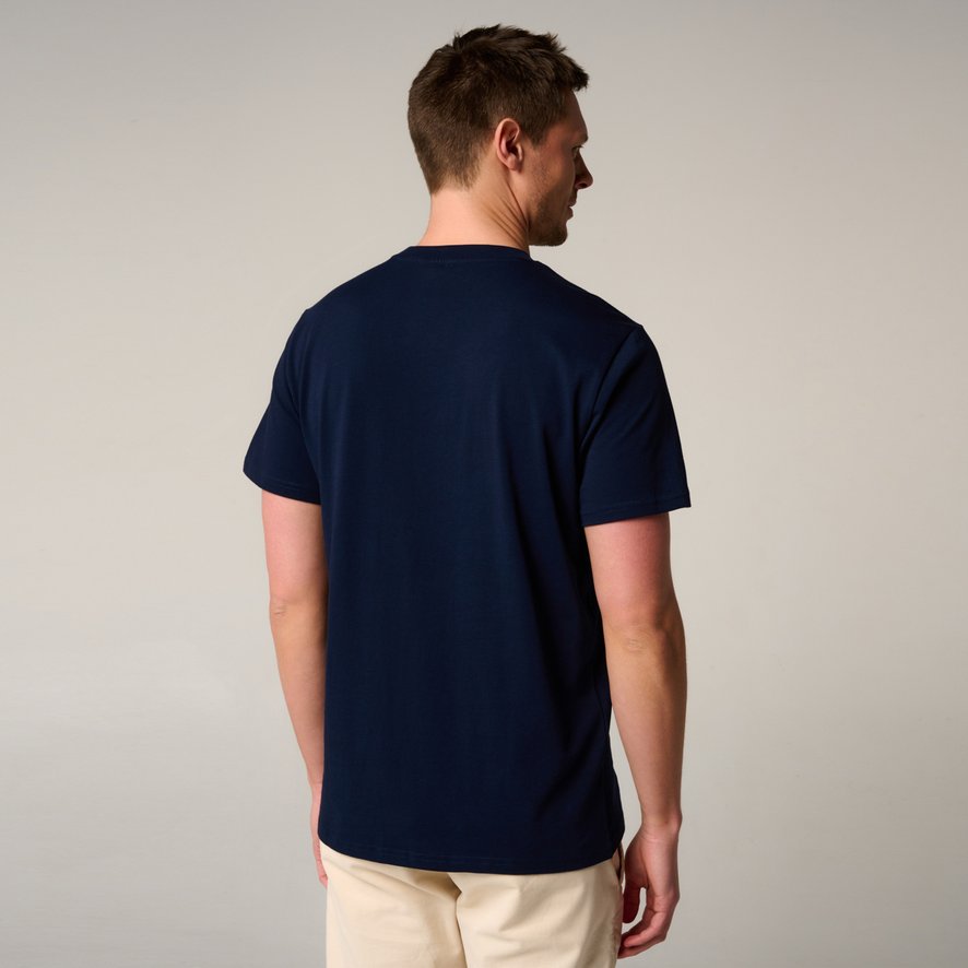 Roland-Garros line court men's t-shirt - Navy Blue | Roland-Garros